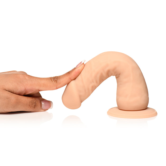 Easy Riders 7 in. Silicone Dildo Light