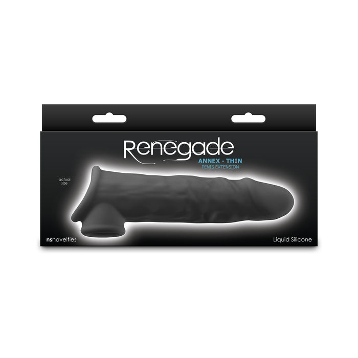 Renegade Annex Thin Penis Extension Black
