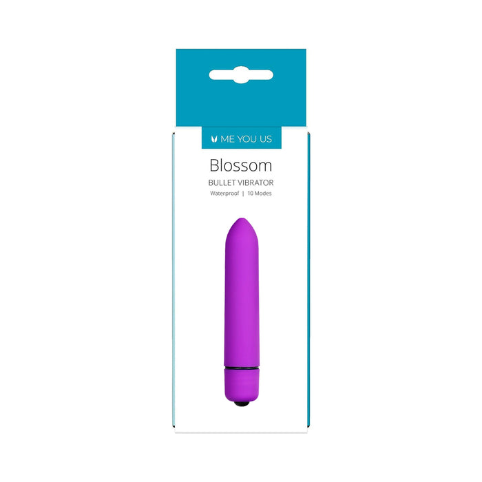 Me You Us Blossom 10 Mode Bullet Vibrator Purple
