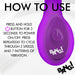 BANG! G-Spot Silicone Vibrator Purple