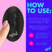 BANG! Rotating & Vibrating Silicone Butt Plug with Remote Black