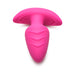 BANG! Rotating & Vibrating Silicone Butt Plug with Remote Pink