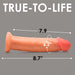 JOCK 8.5 in. Realistic Skin Silicone Dildo
