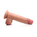 JOCK Real Skin 8 in. Silicone Dildo with Balls Medium