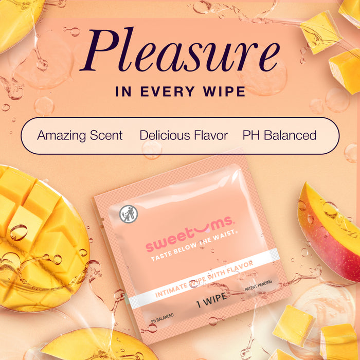 Sweetums Intimate Wipes Mango Individual
