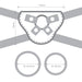 Together Pop 6 in. Silicone Dildo & Harness Set Pink