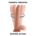 Big Shot 8 in. Silicone Twirling Dildo with Balls