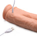 Big Shot Double Shot 8 in. Vibrating & Rotating Double Dong with Remote