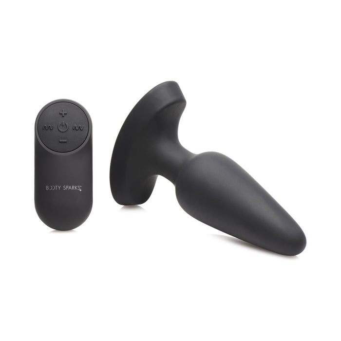 Booty Sparks Laser Heart Anal Plug with Remote M