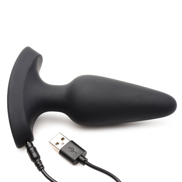 Booty Sparks Laser Heart Anal Plug with Remote M