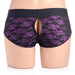 Strap U Lace Envy Pegging Set Purple/Black