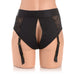 Strap U Laced Seductress Lace Crotchless Panty Harness & Garter Straps 2XL/3XL