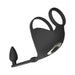 Magic Remote Scrotum Massager Plug Black
