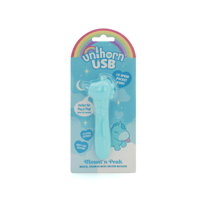Unihorn USB Bullet Mount'n Peak Blue