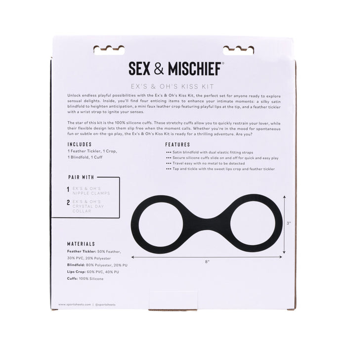 Sportsheets Sex & Mischief Ex's & Oh's Kiss Kit
