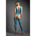 Fantasy Lingerie Sheer Everlasting Reversible Footless Floral Knit Bodystocking & G-String Panty O/S