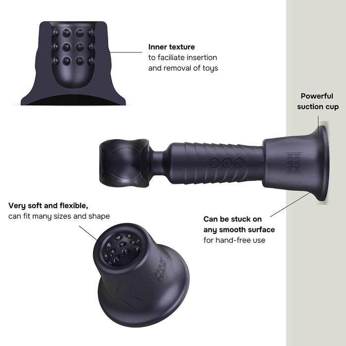 MAN WAN Holden Universal Wand Holder Black Plum