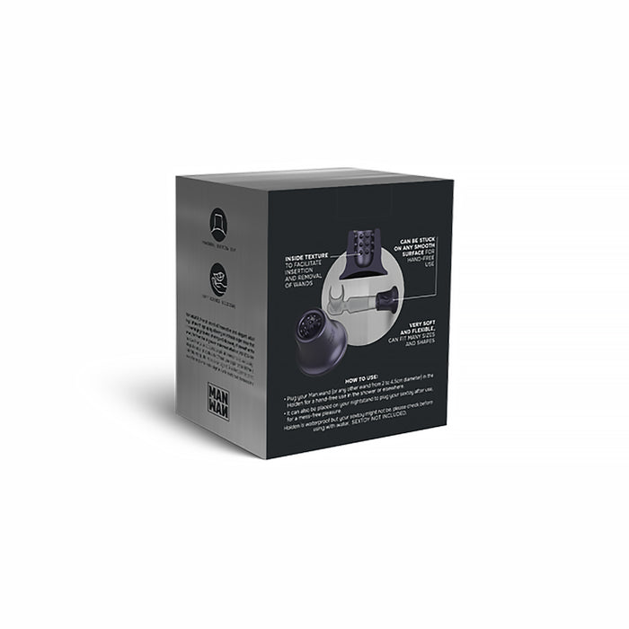 MAN WAN Holden Universal Wand Holder Black Plum