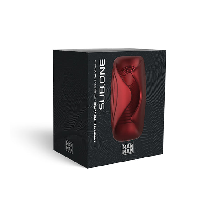 MAN WAN Sub One Tapping Stimulator Velvet Red