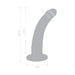 Together Tilt 6.5 in. Silicone Dildo and Harness Set Purple