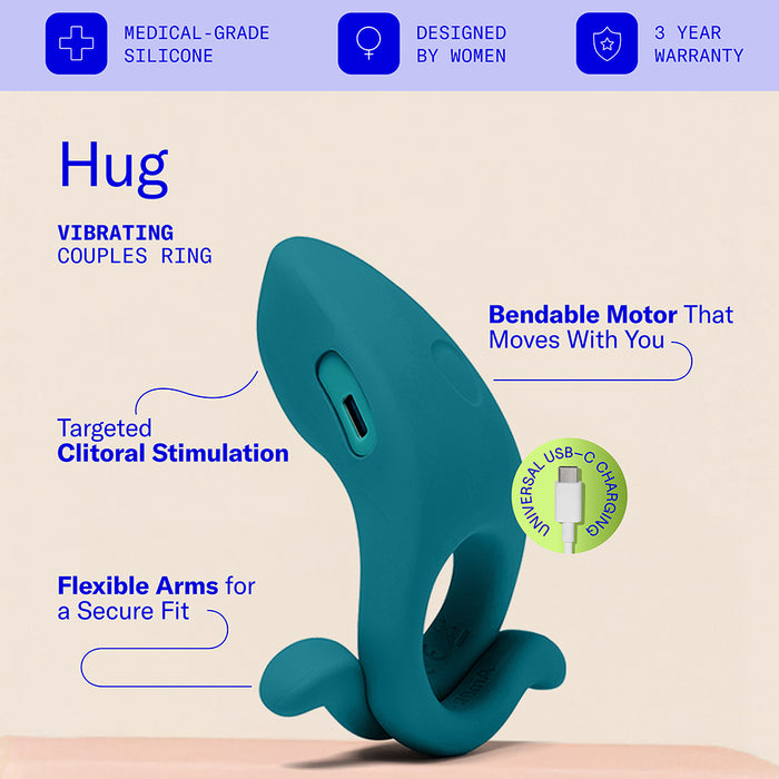 Dame Hug Vibrating Couples Ring Fir