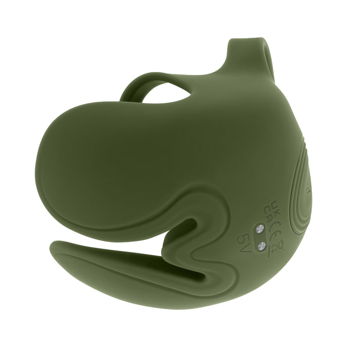 Zero Tolerance Nutty Buddy Rechargeable Cock Ring Stimulator Silicone Green