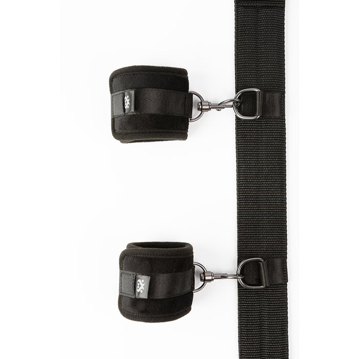 SEI MIO Spread the Love Ankle Spreader Bar with Wrist Cuffs