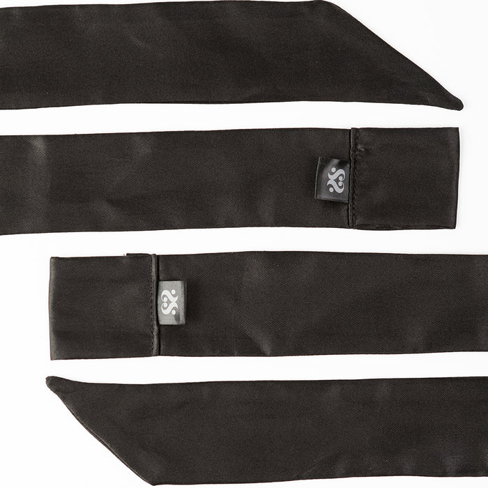 SEI MIO Nights in Tied Satin 2 x Silk Sash Restraints