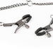 SEI MIO Twin Tweaks Velvet Collar with Nipple Clamps