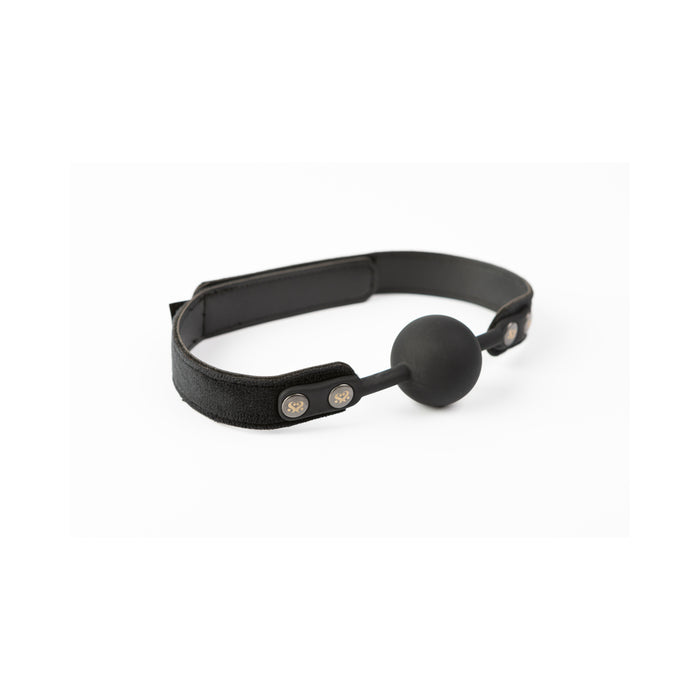 SEI MIO Strictly Come Quietly Soft Strap Silicone Ball Gag