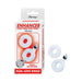 Enhancer Dual Love Rings Clear