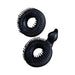 Enhancer Dual Love Rings Black