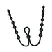 Ass-Sation Dual Silicone Anal Beads Black