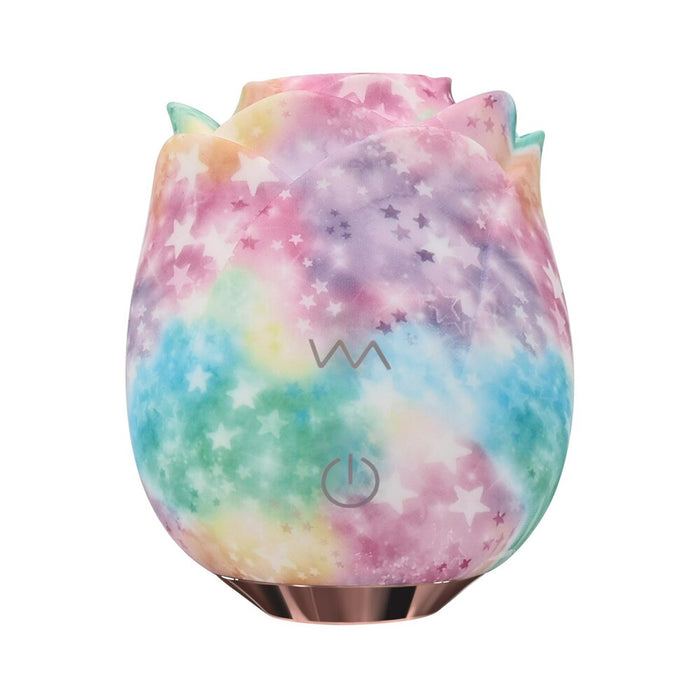 Adam & Eve Eve's Ravishing Rose Tapping Clitoral Stimulator Rainbow