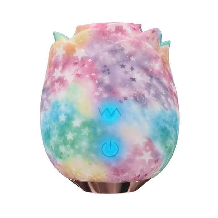 Adam & Eve Eve's Ravishing Rose Tapping Clitoral Stimulator Rainbow