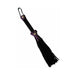 Love Knot Mini Flogger Black with Purple Bow