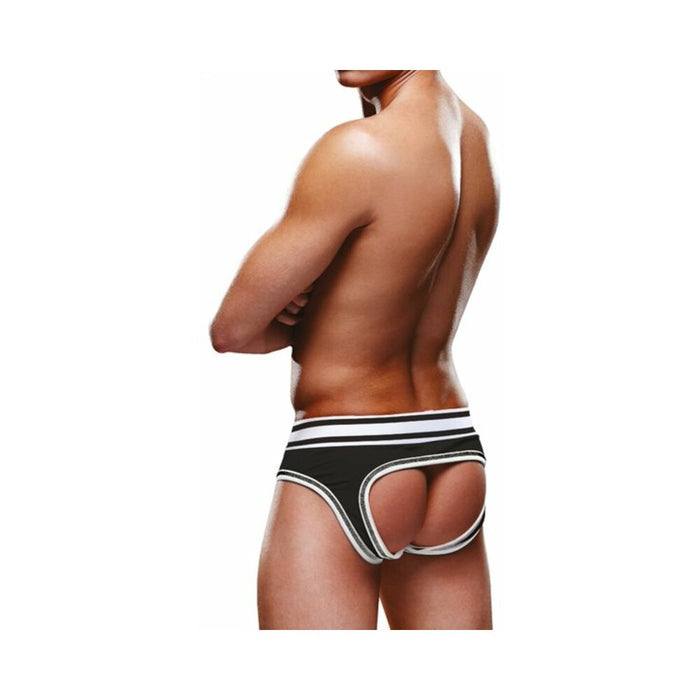 Prowler Open Brief Black/White 2XL
