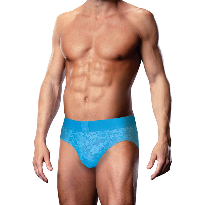 Prowler Lace Brief Neon Blue S