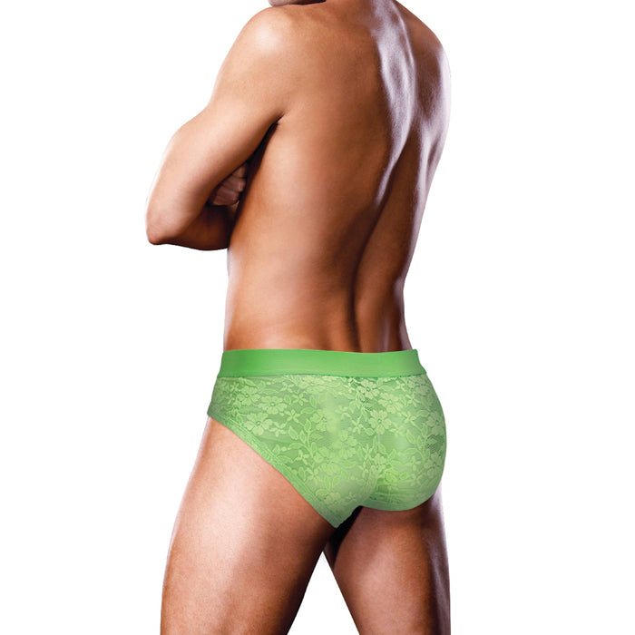 Prowler Lace Brief Neon Green 2XL