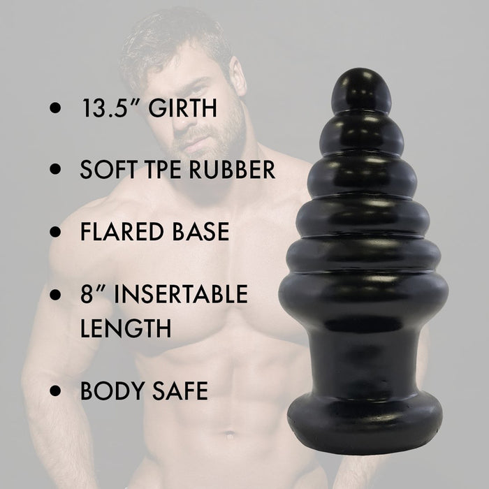 Prowler RED Twisted Tease Anal Plug Black