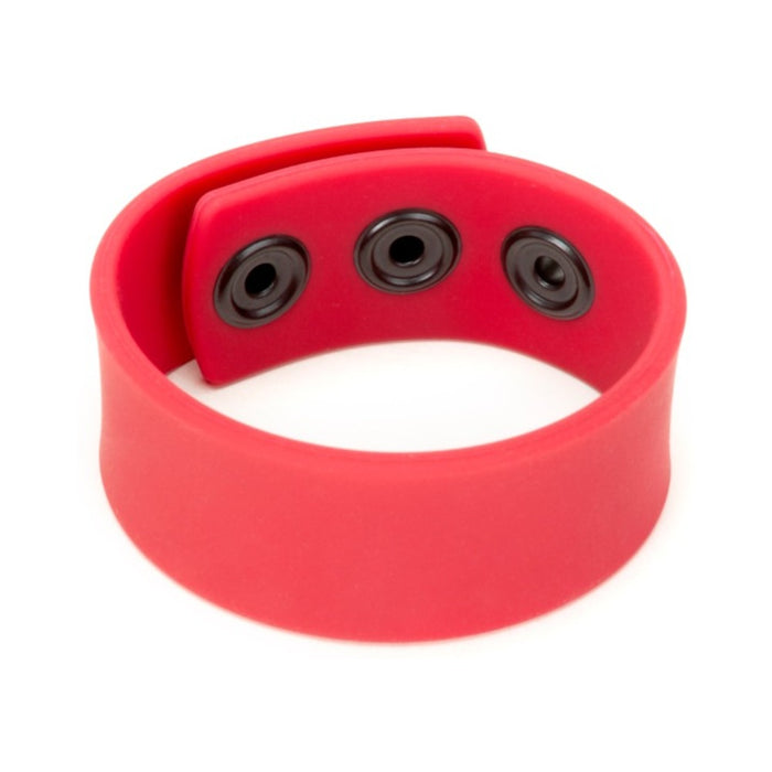 Prowler RED Silicone Cock Strap Red