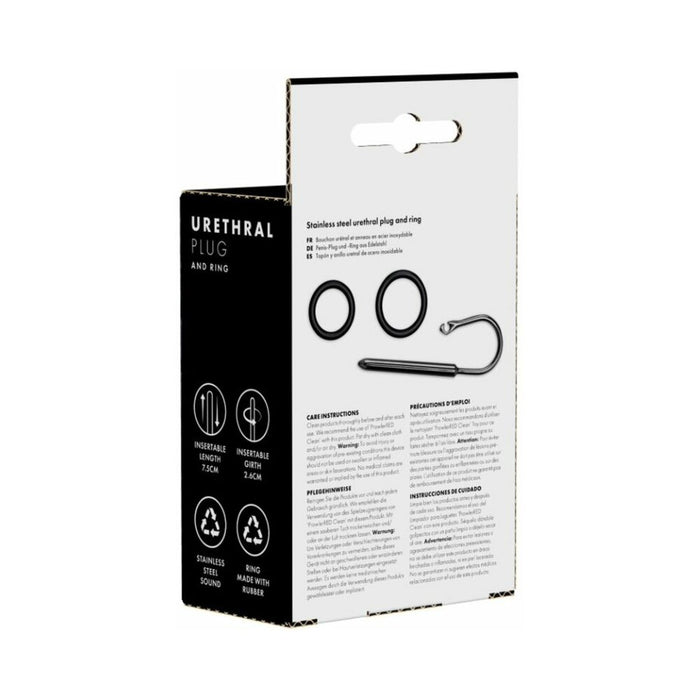 Prowler RED Urethral Plug & Ring Stainless Steel