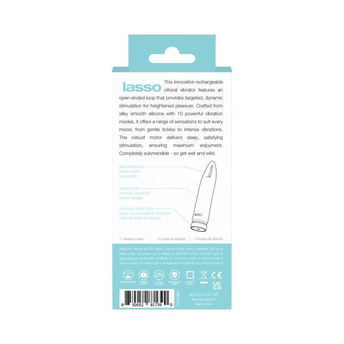 VeDO Lasso Rechargeable Bullet Vibe Turquoise