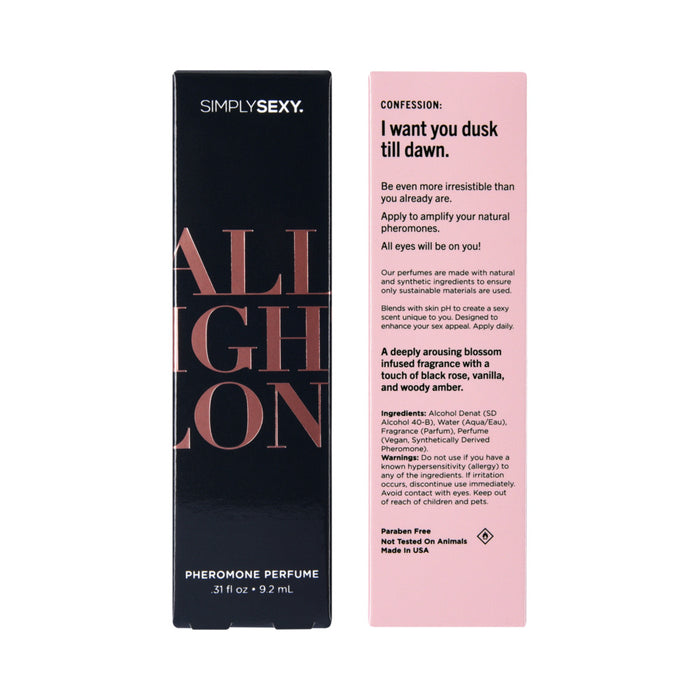 Simply Sexy Pheromone Perfume Spray All Night Long 0.31 oz.