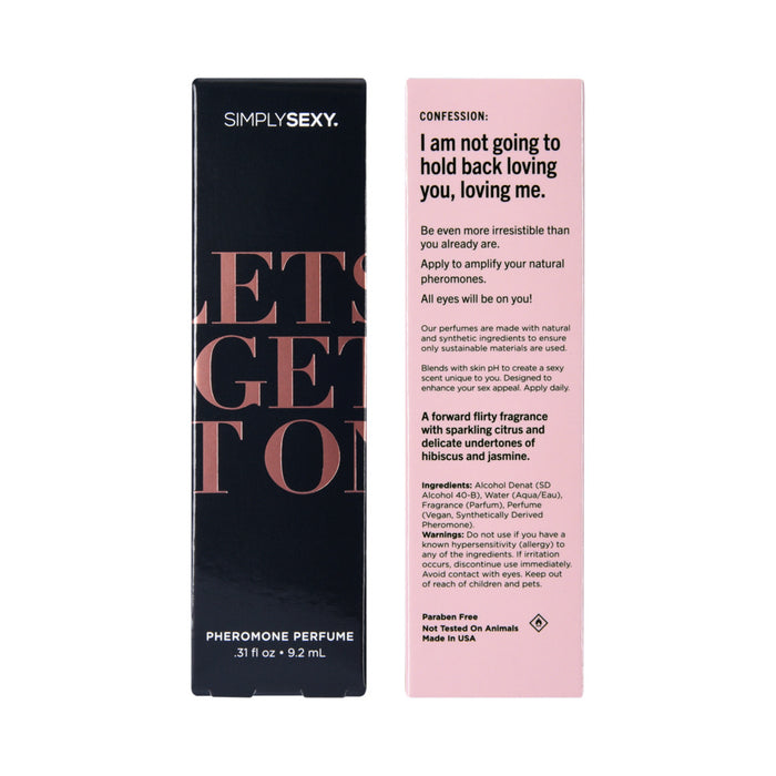 Simply Sexy Pheromone Perfume Spray Let's Get It On 0.31 oz.