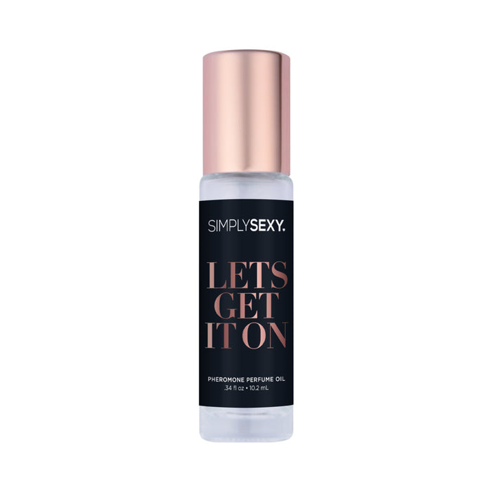 Simply Sexy Pheromone Perfume Oil Roll-On Let's Get It On 0.34 oz.