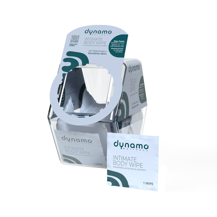 Dynamo Wellness Intimate Body Wipes Candy Bowl of 100