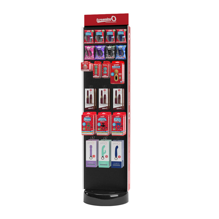 Screaming O & Dynamo Wellness New Product Floor Display