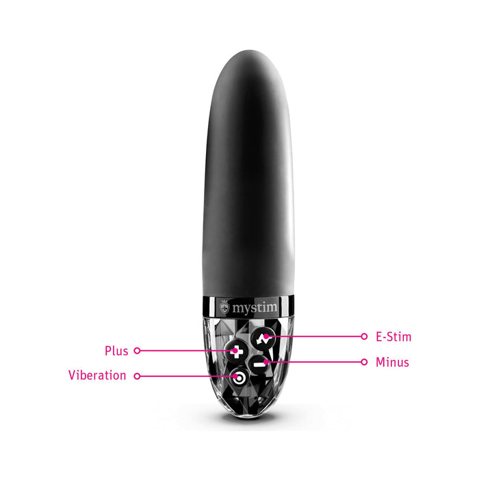 Mystim Sleak Freak E-Stim Vibrator Black