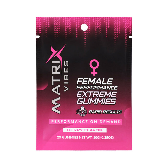Matrix Female Performance Extreme Gummies Berry 2-Pack 12-Piece Display